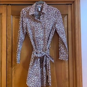 DVF animal print dress!